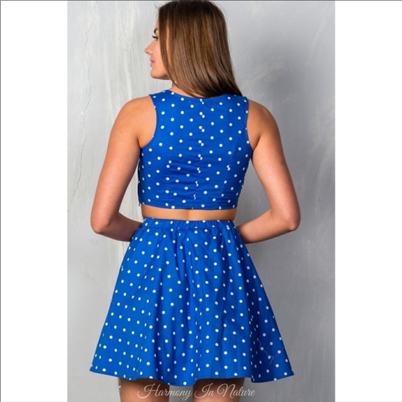 B1 Bailey💙Blue stunning two piece top&skjrt stun - Picture 4 of 6